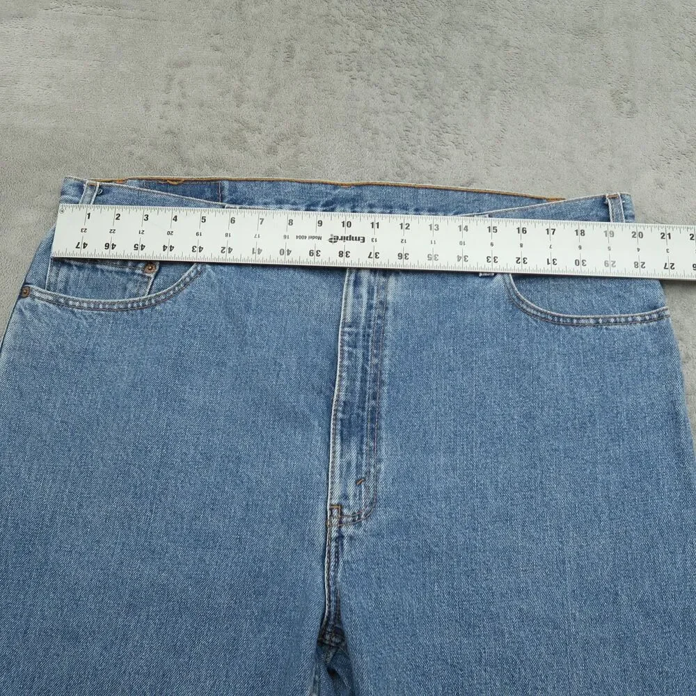 Levi's 505 Jeans Mens Size 42x30 (40x30 Actual) Blue Vintage Regular Straight